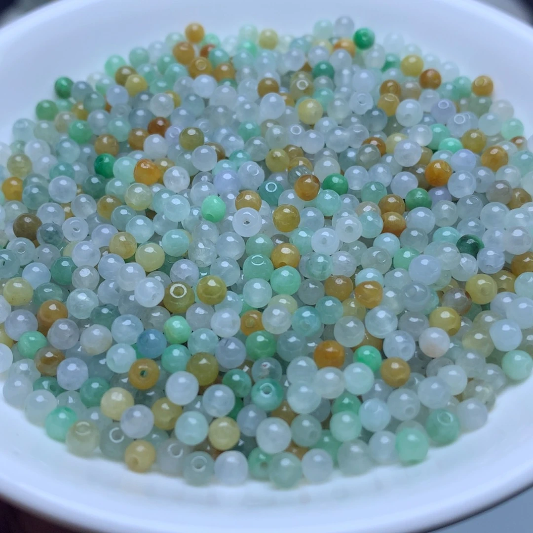 【闪购商品】未镶嵌手链翡翠卡3.4冰三彩50个