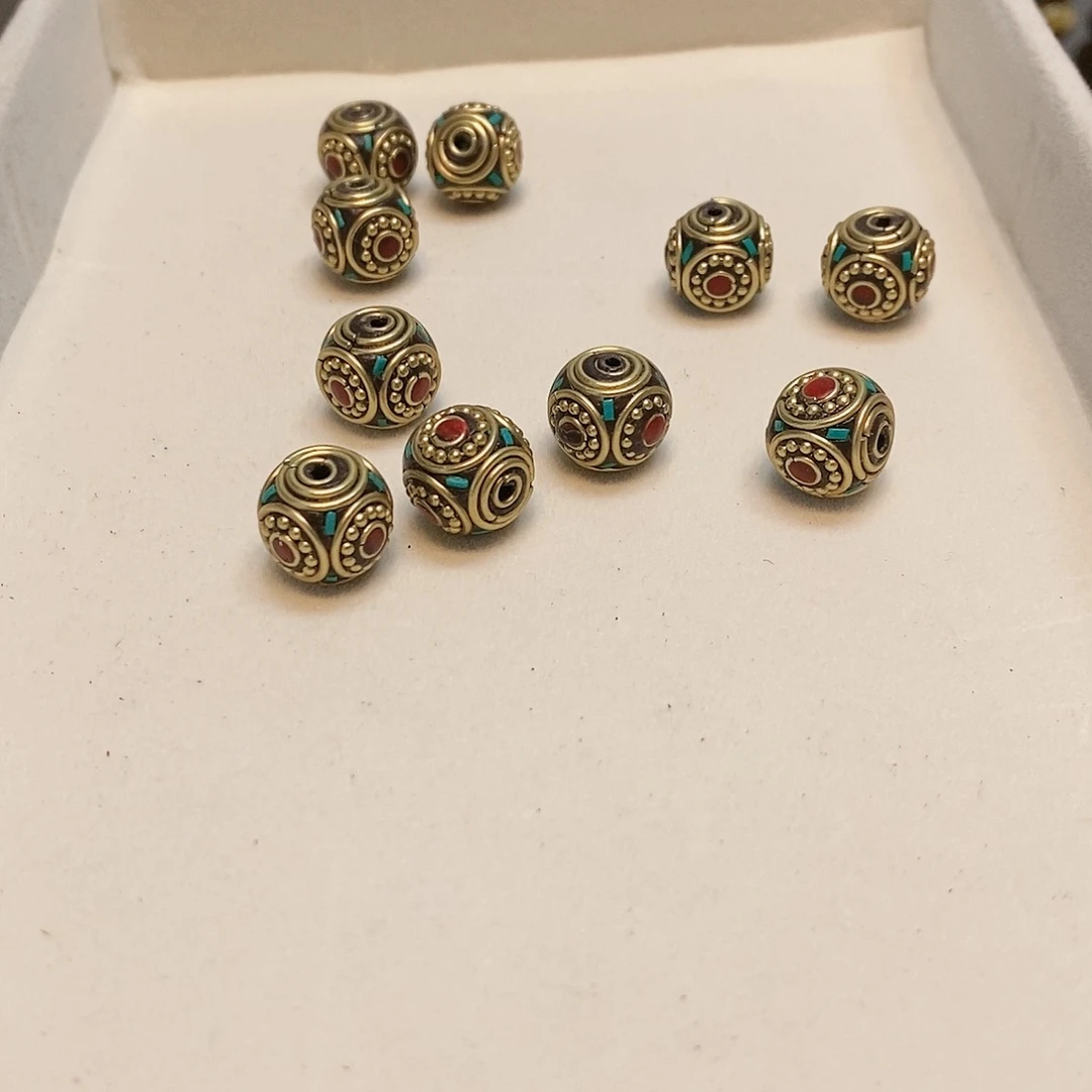 玛瑙/玉髓散珠到手4颗
