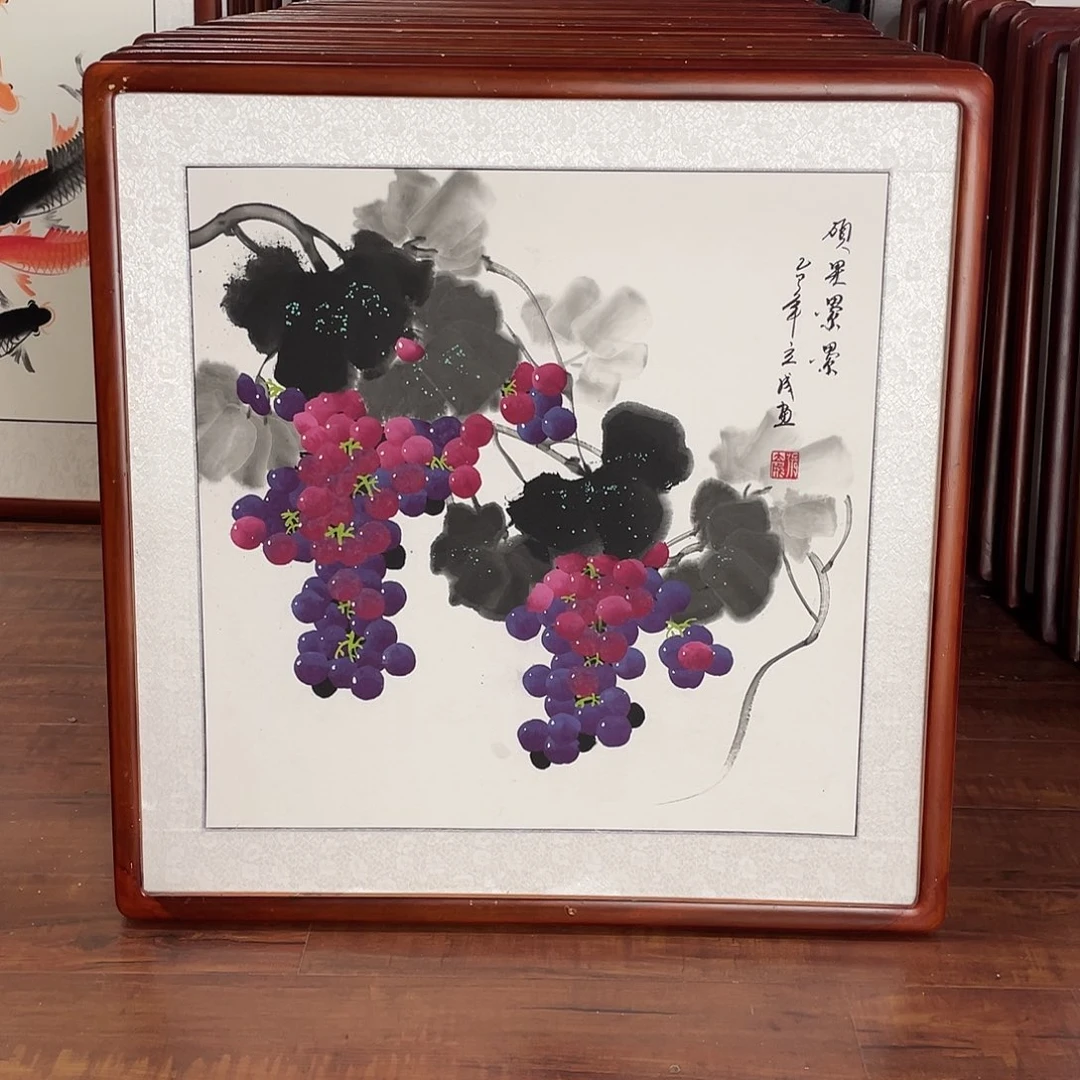 国画带框尺寸63*63厘米