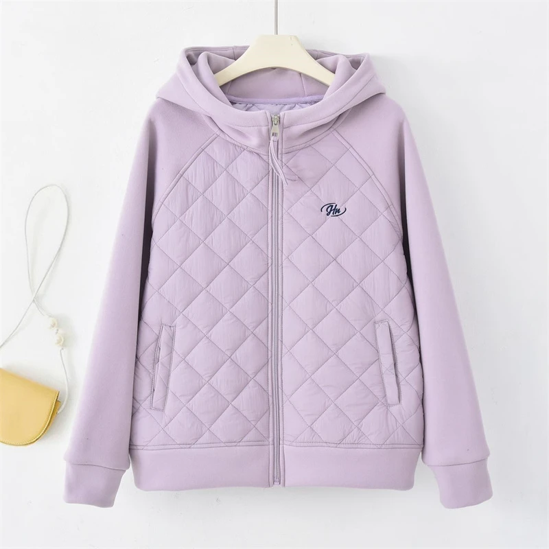 YXH-「冬日暖心宝」2024加绒新款女装冬款爆款连帽短外套HT-166