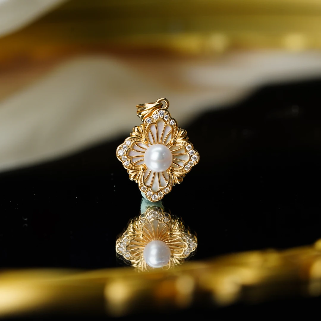 【小北好物】S925银淡水珍珠吊坠约4.5mm【多样性发一件】2QH27X441