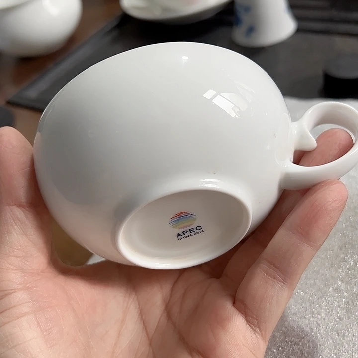 杯大球泥浅咖啡杯陶瓷