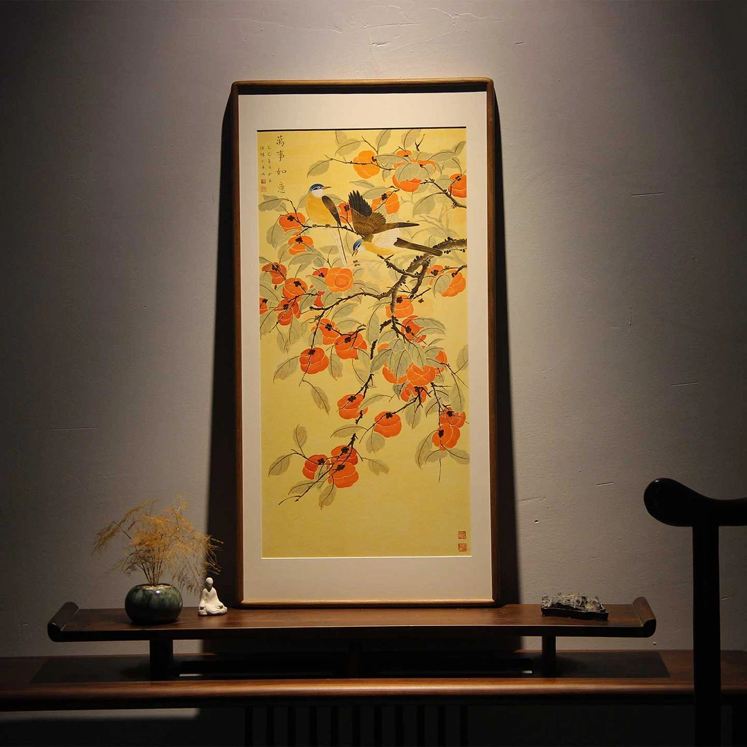 万事如意壁画客厅玄关过道走廊装饰画