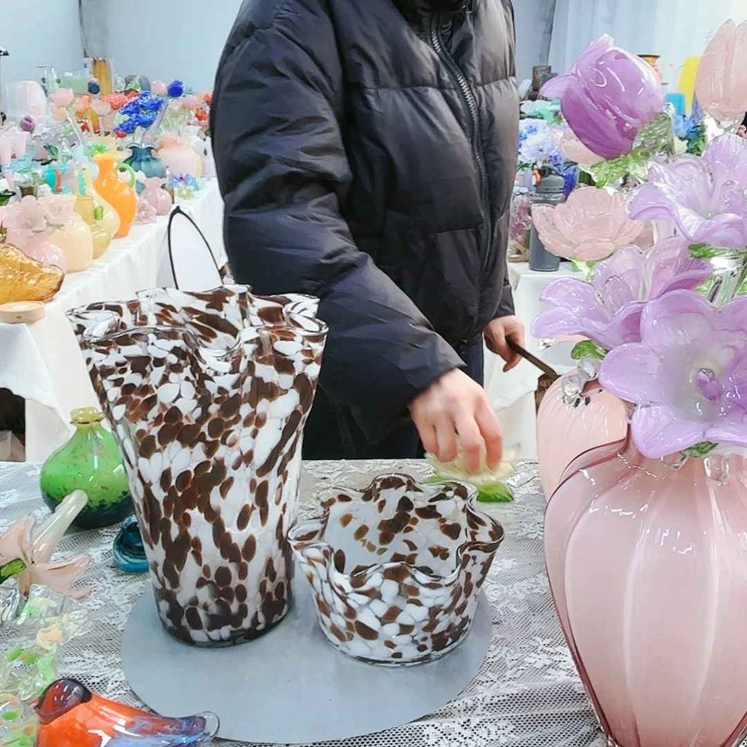 福利不退不换琉璃花瓶艺术品