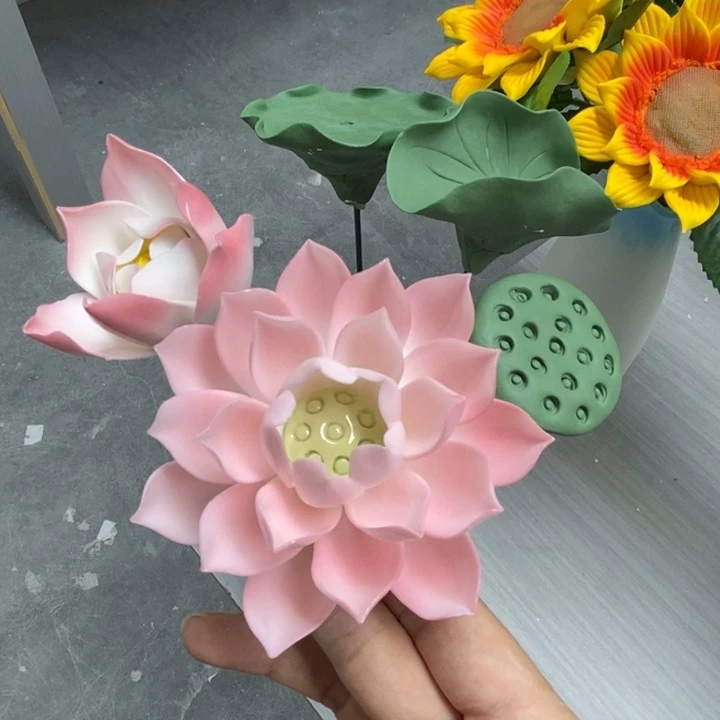 陶瓷手工制作陶瓷花