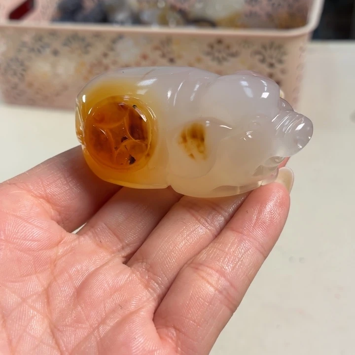 玛瑙/玉髓未镶嵌吊坠(不含链)