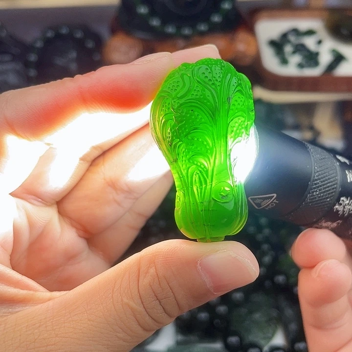 蛇纹石玉未镶嵌手串泰山玉百财