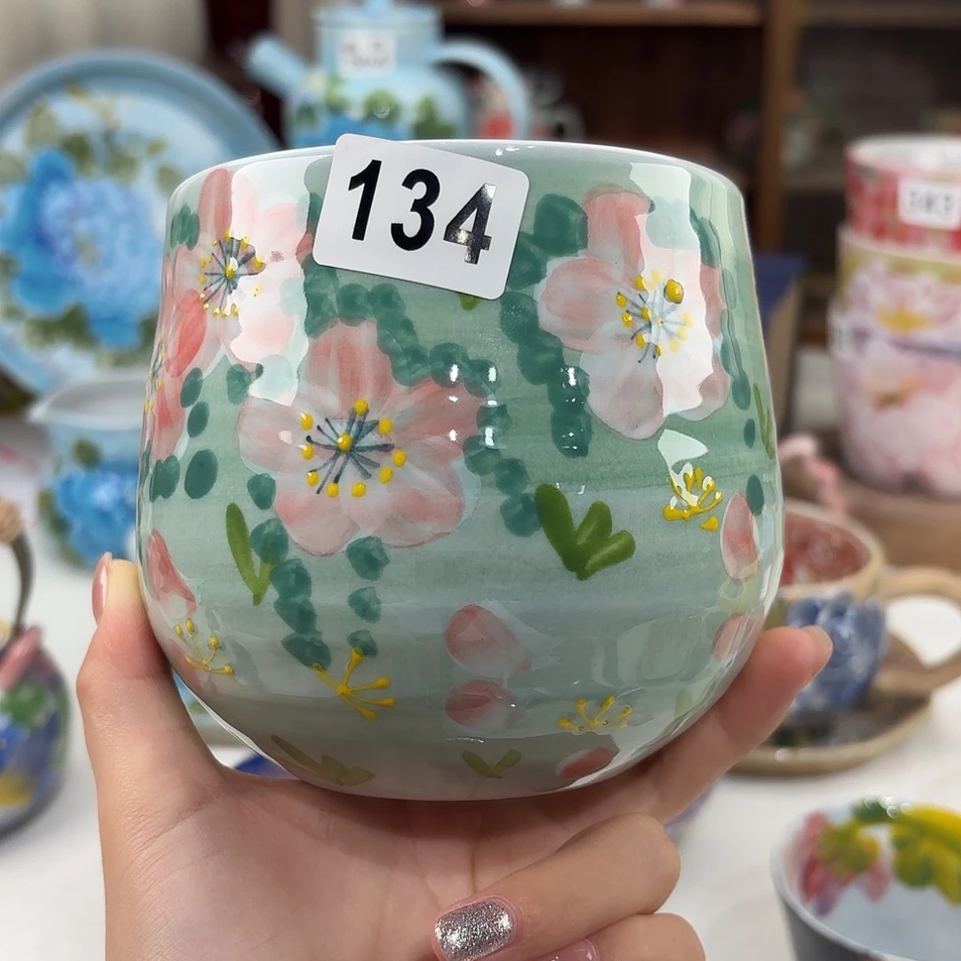景德镇手绘高温釉下彩陶瓷茶具