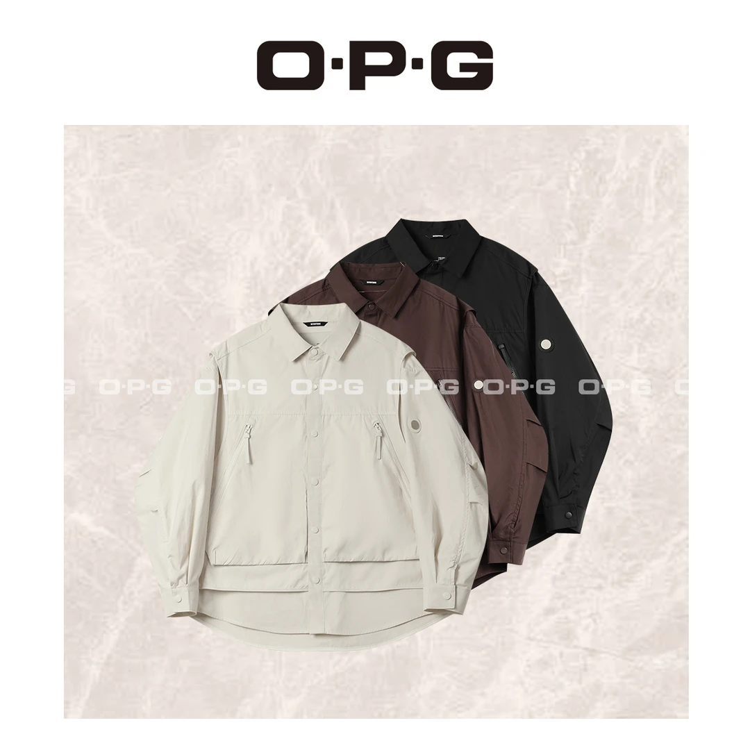 遥发服装【户外工装风假两件外套】夏季情侣新款休闲夹克7878