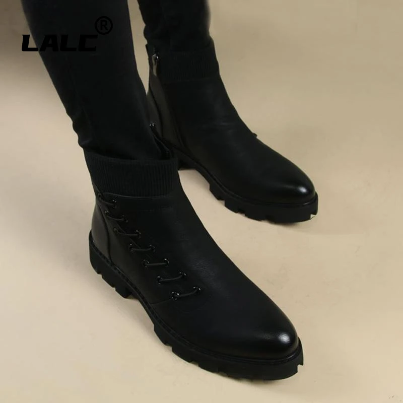 马丁靴男高帮夏季透气2024新款切尔西靴子英伦风复古中帮男士皮靴