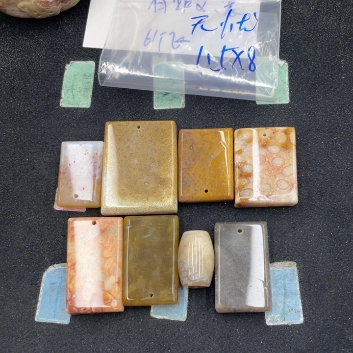 无***娘硅化珊瑚（珊瑚玉）合金颈饰