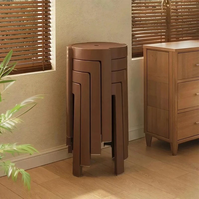 塑料凳子家用可叠放加厚风车凳大人结实耐用餐厅备用胶凳餐饮商用