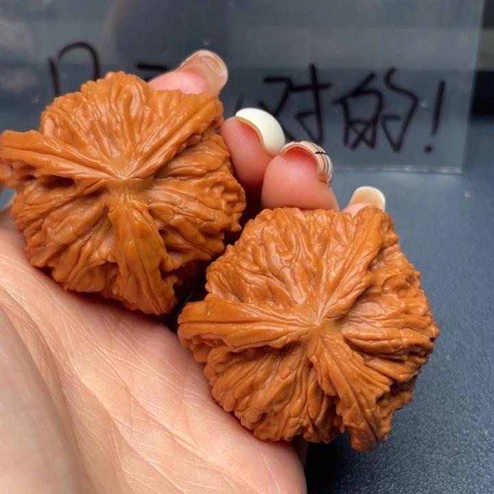 顺***然吊坠文玩核桃白狮子