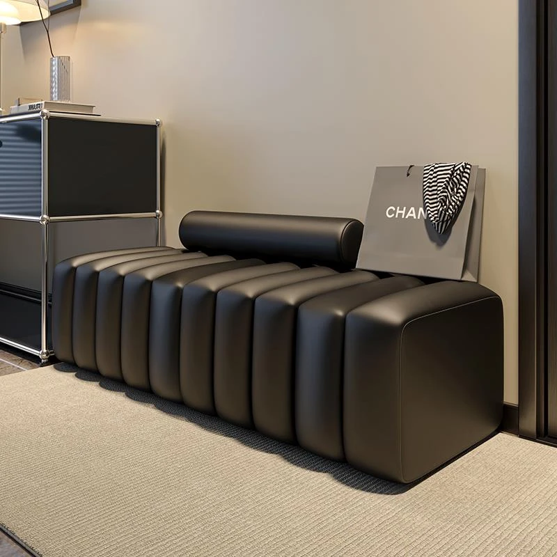 创意个性入户门口穿鞋换鞋凳家用长条服装店沙发凳轻奢高级感