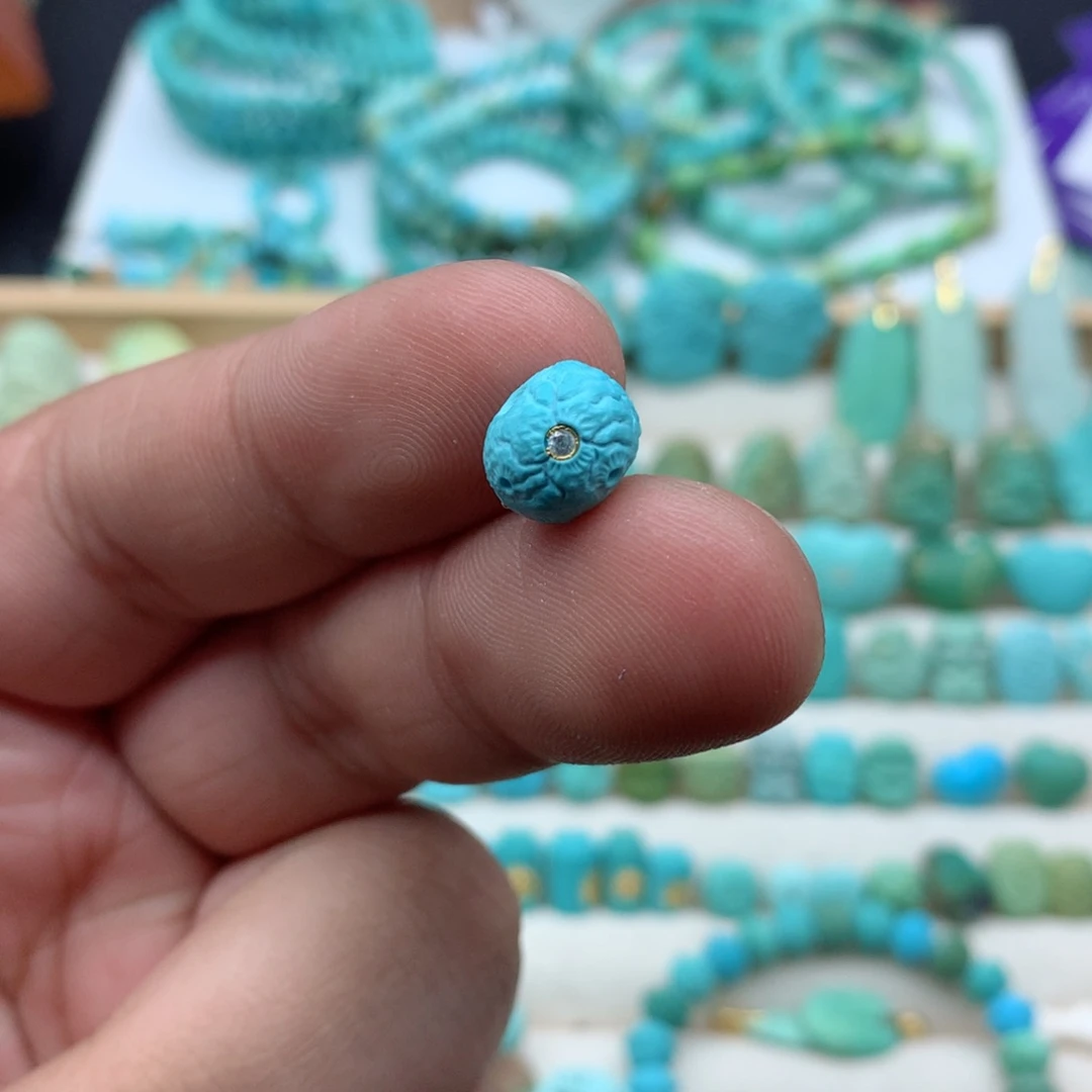 【闪购商品】绿松石珠宝奇石未镶嵌西*羊