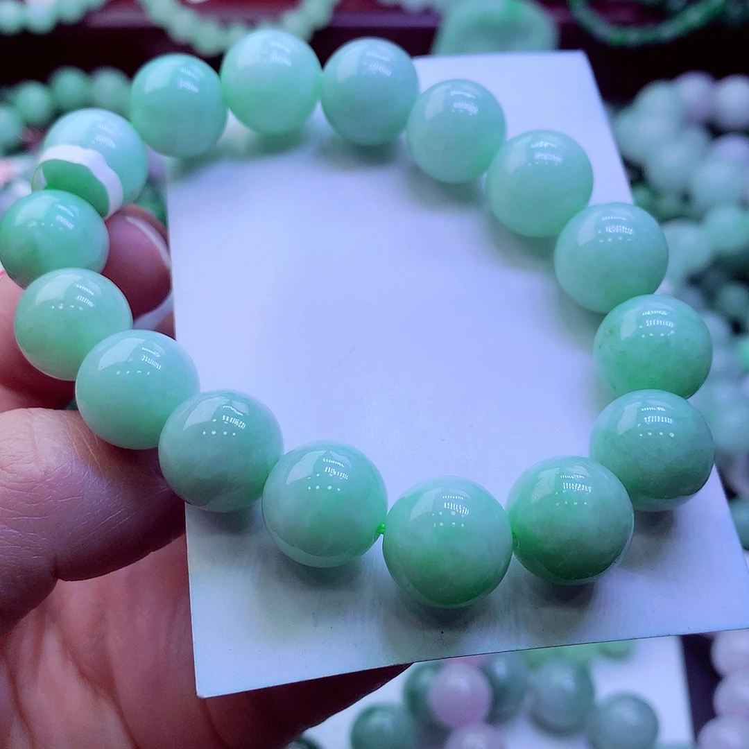 翡翠未镶嵌毛衣链