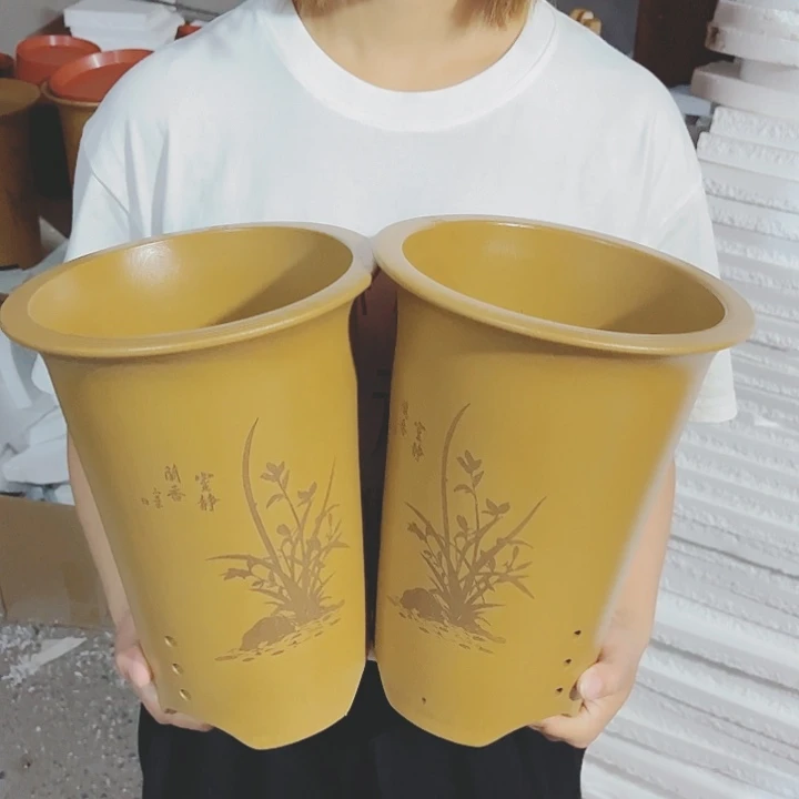 紫砂花盆宜兴紫砂精品花盆