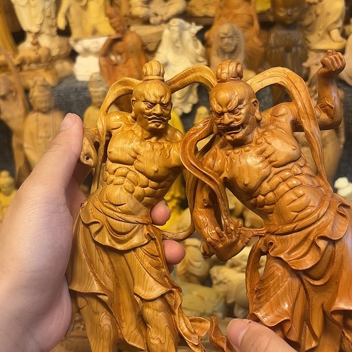 柏木（崖柏）崖柏瑕疵哼哈二将