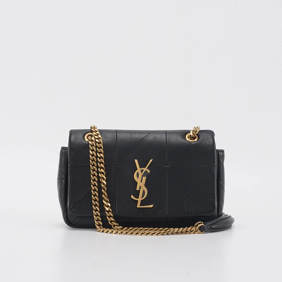 95新 YSL/圣罗兰 【总仓】 jamie 黑金 羊皮 小号 链条包