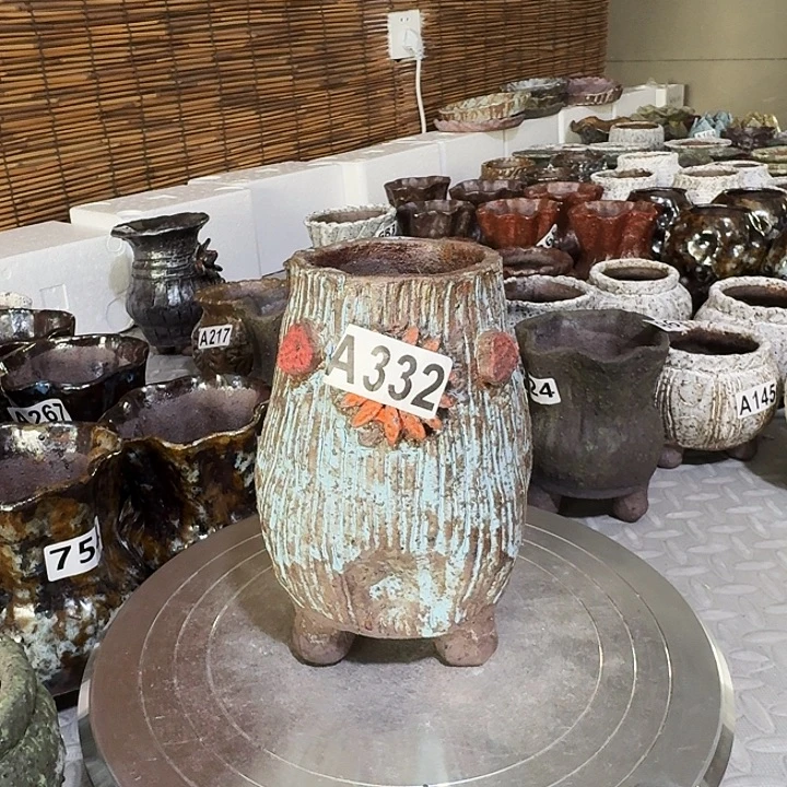 内口5.5高15粗陶手工