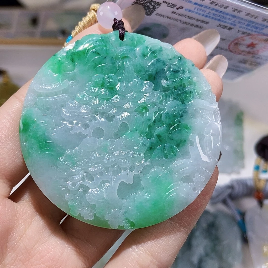 颈饰未镶嵌翡翠翡翠