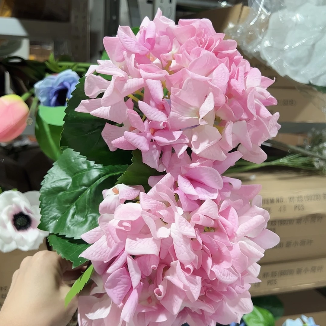 2枝粉色高保湿绣球