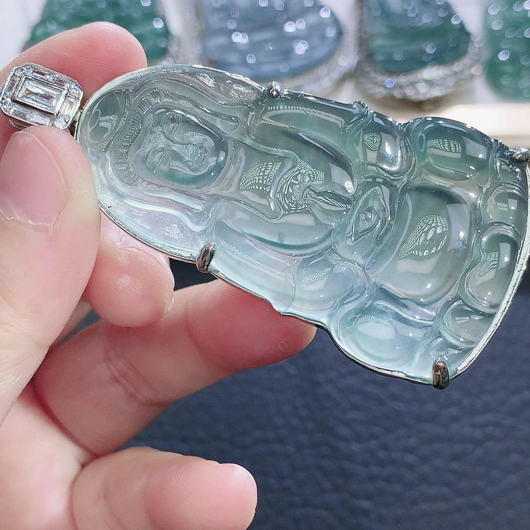 未镶嵌挂件翡翠翡翠