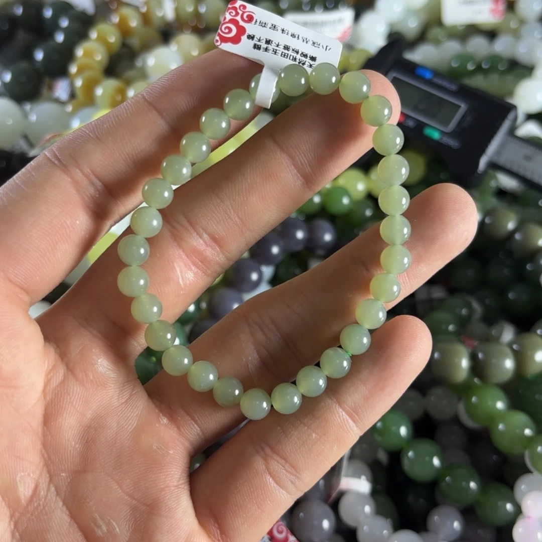 和田玉手链未镶嵌112