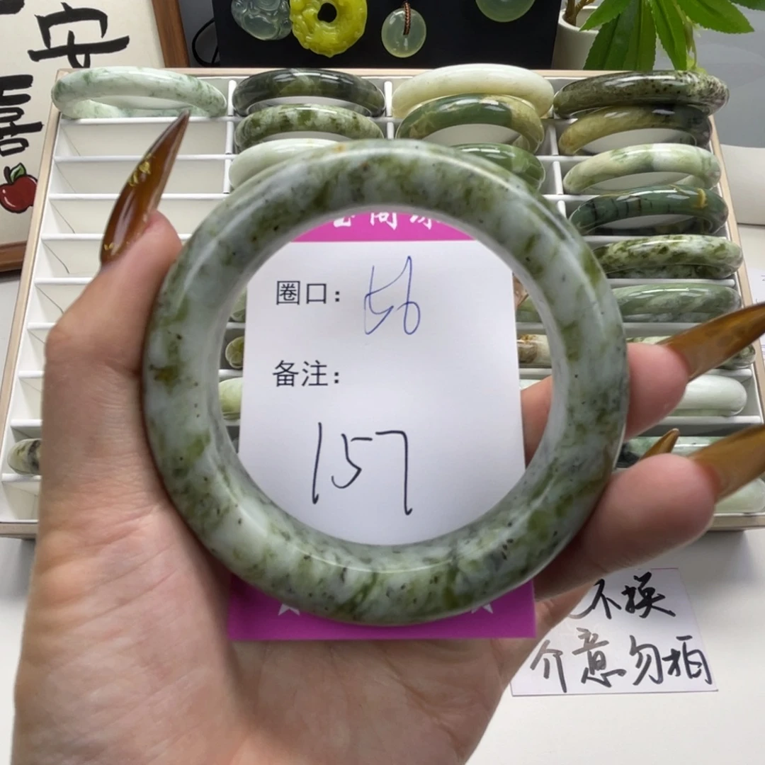 宋****蛇纹石玉未镶嵌手镯