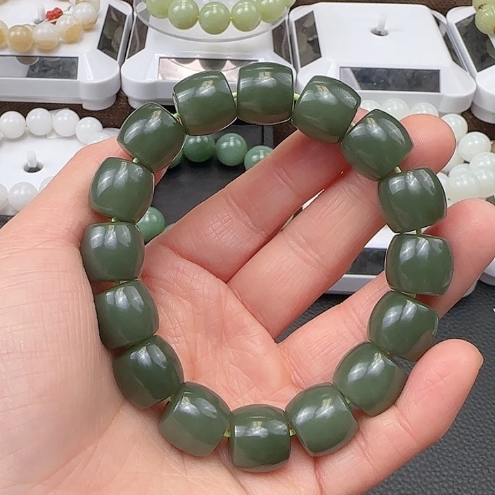 和田玉手串未镶嵌