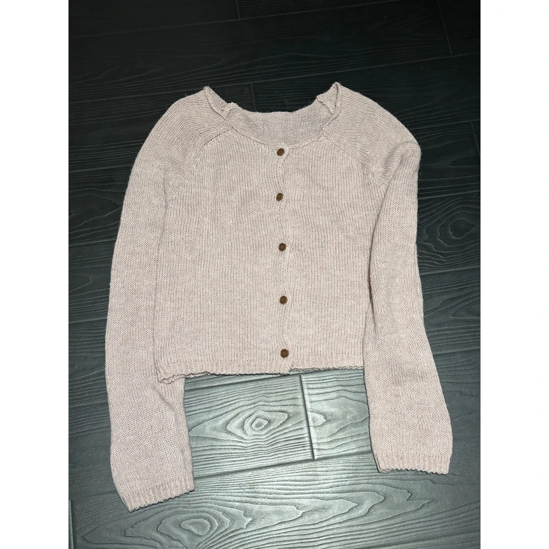 【春野香草 小衫上衣】长袖针织衫气质短款复古法式温柔显瘦小香风