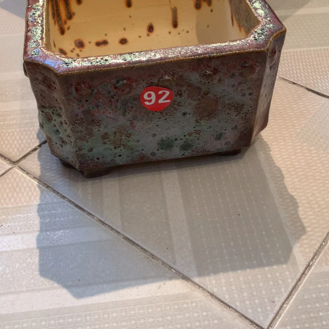 纯手工高温石湾盆随****）92微瑕