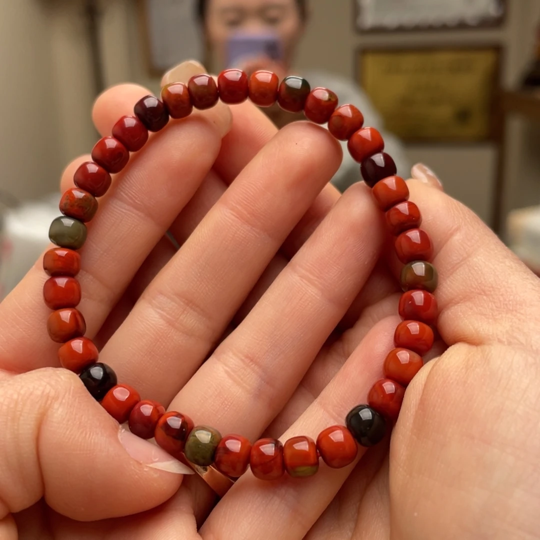 南红玛瑙手链未镶嵌健****）