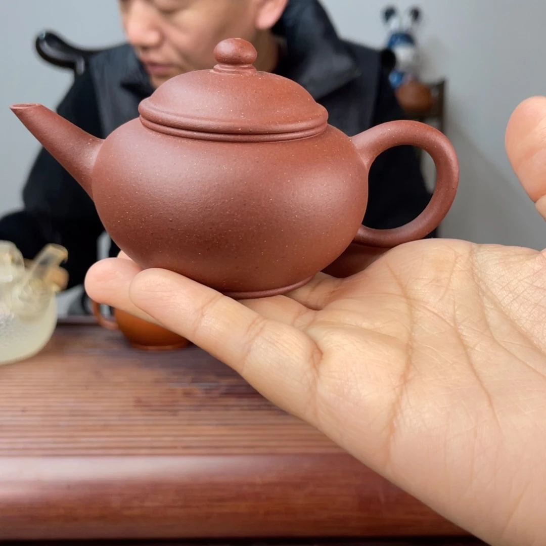 茶壶红泥微瑕老红泥水平120cc