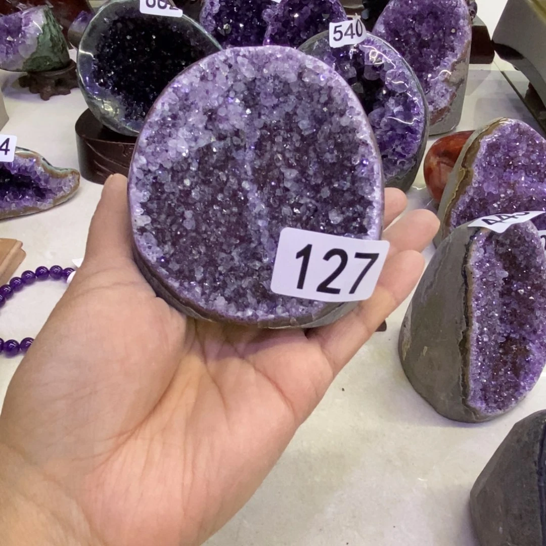 紫晶未镶嵌大型摆件（非配饰）