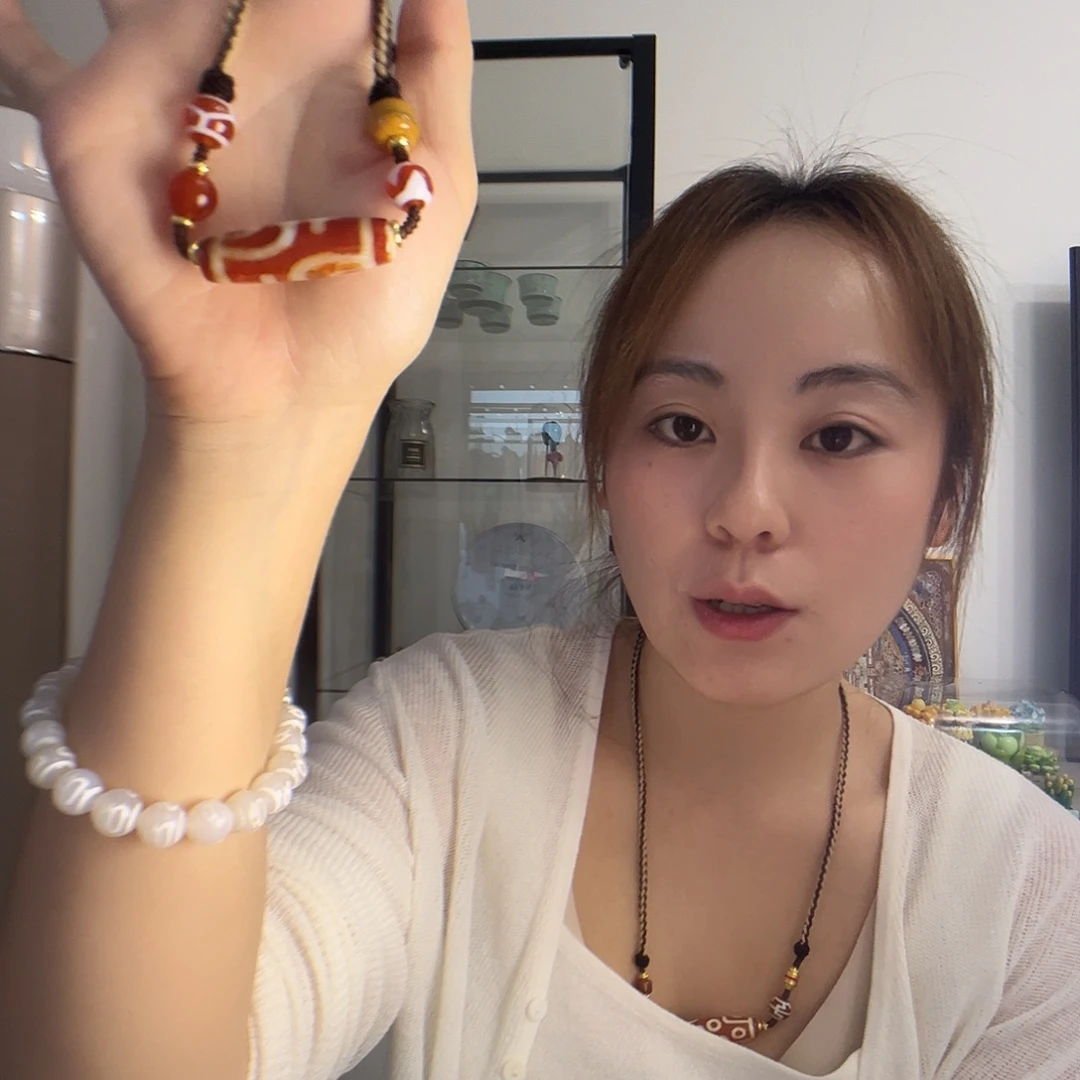 玛瑙/玉髓合金颈饰