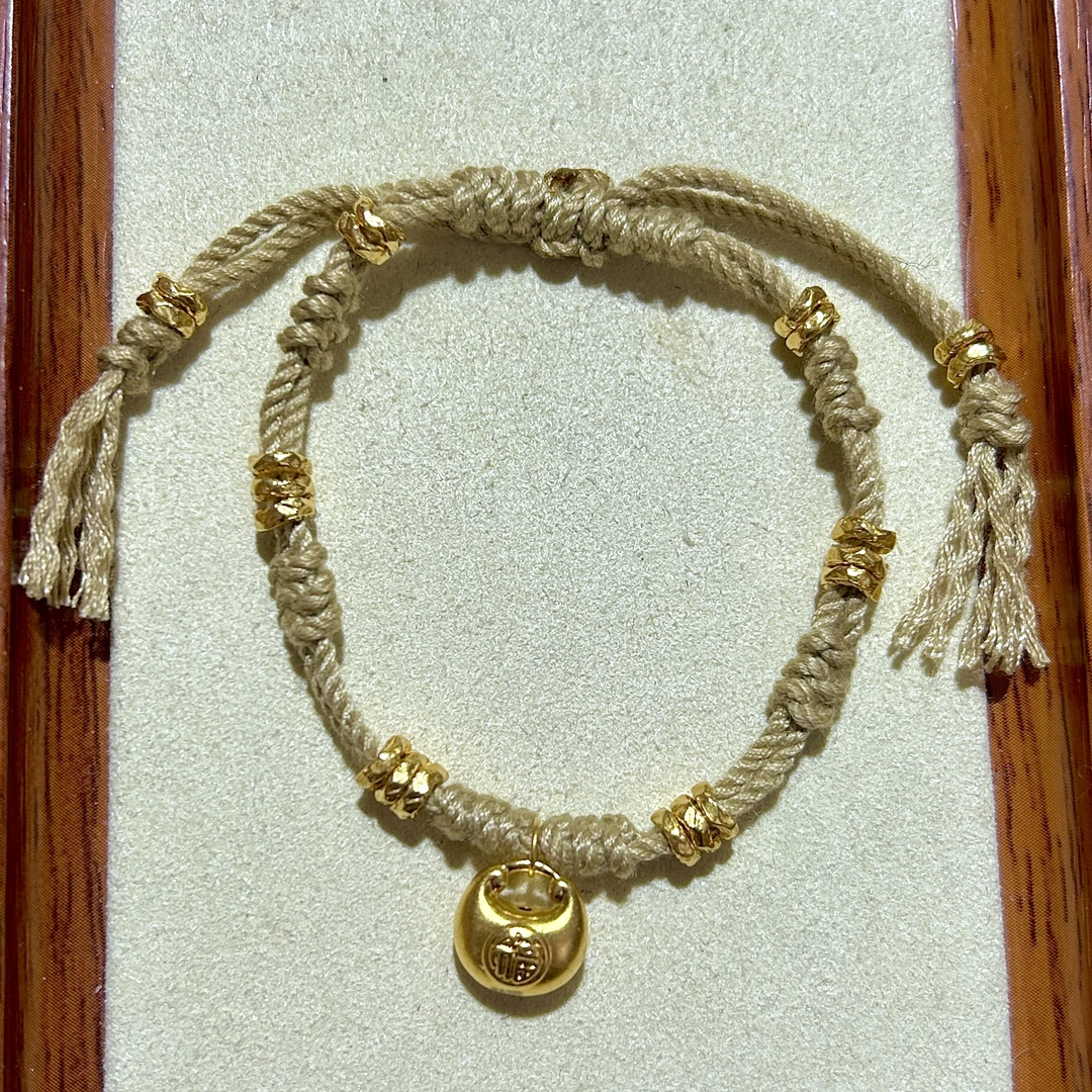 【乐妍专属】足金999 胖福盘缠编绳（卡5盘缠*20+胖福编好发）