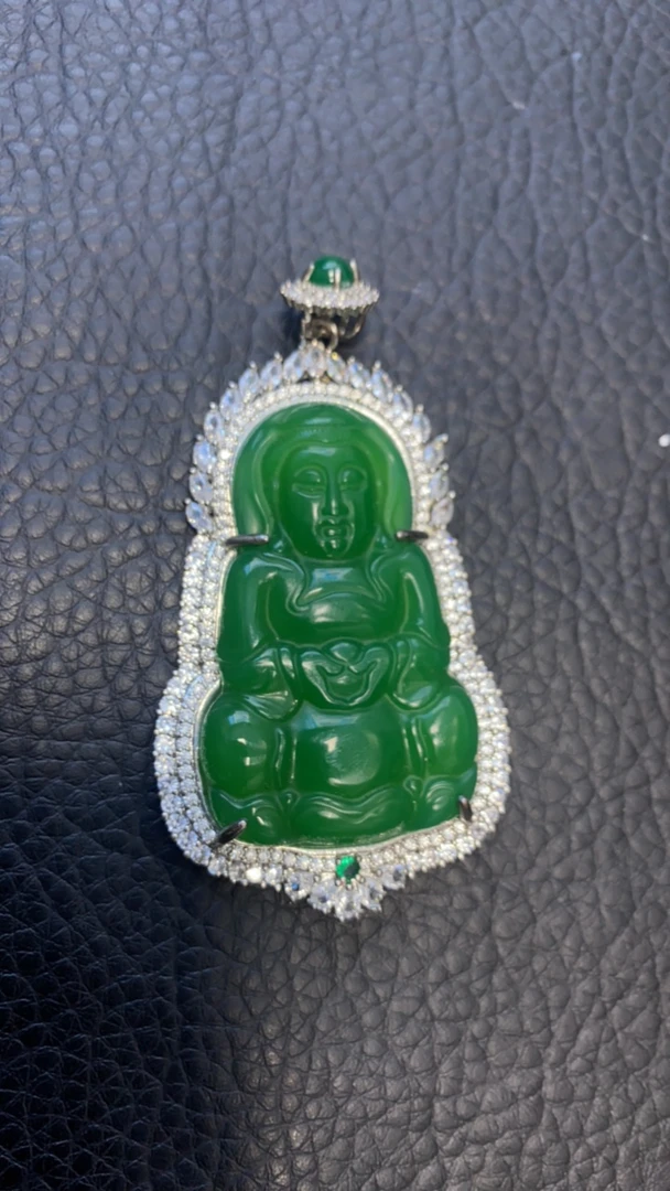 天然玛瑙时尚百搭观音吊坠