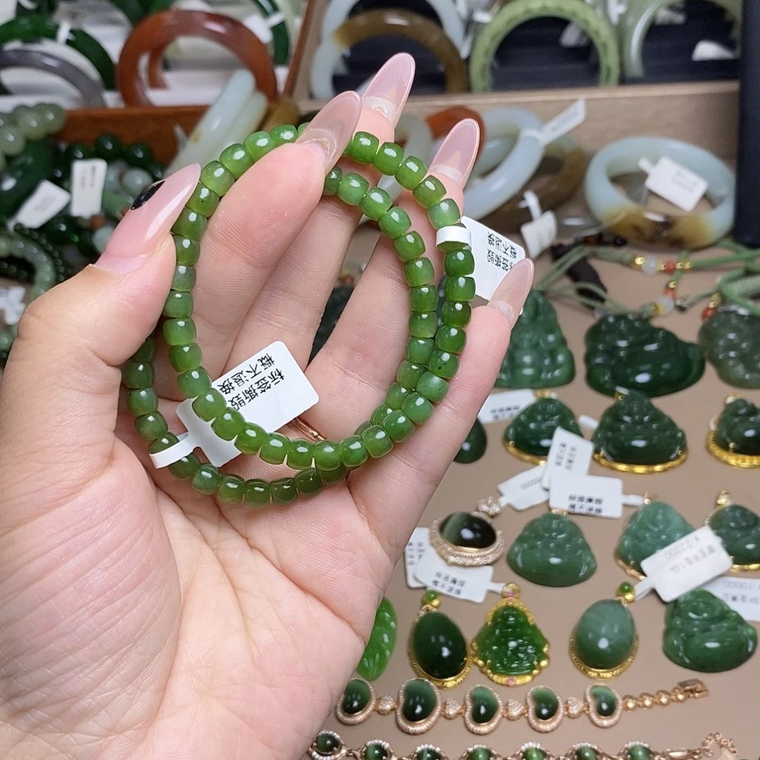 手链未镶嵌和田玉多样性发货，拍一发一