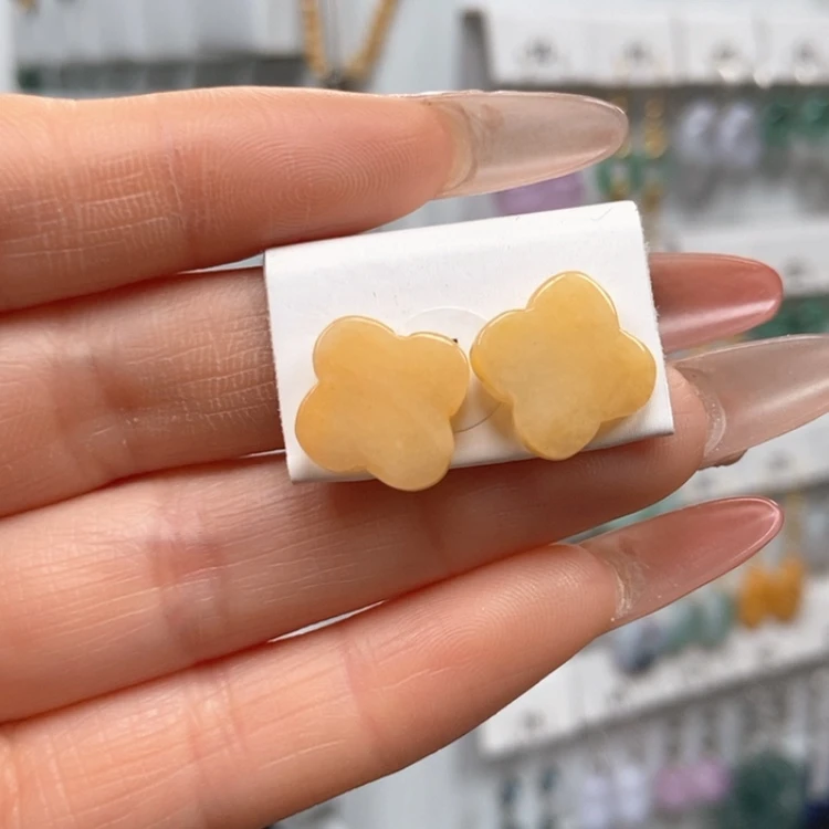 【闪购商品】翡翠耳饰银S925镶嵌优化