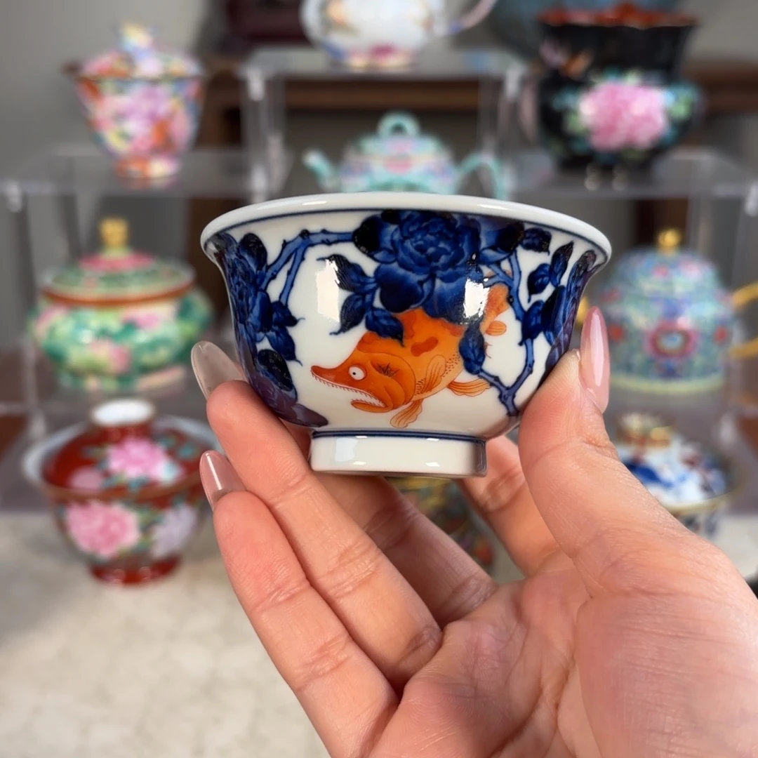 纯手工手绘 高端茶器