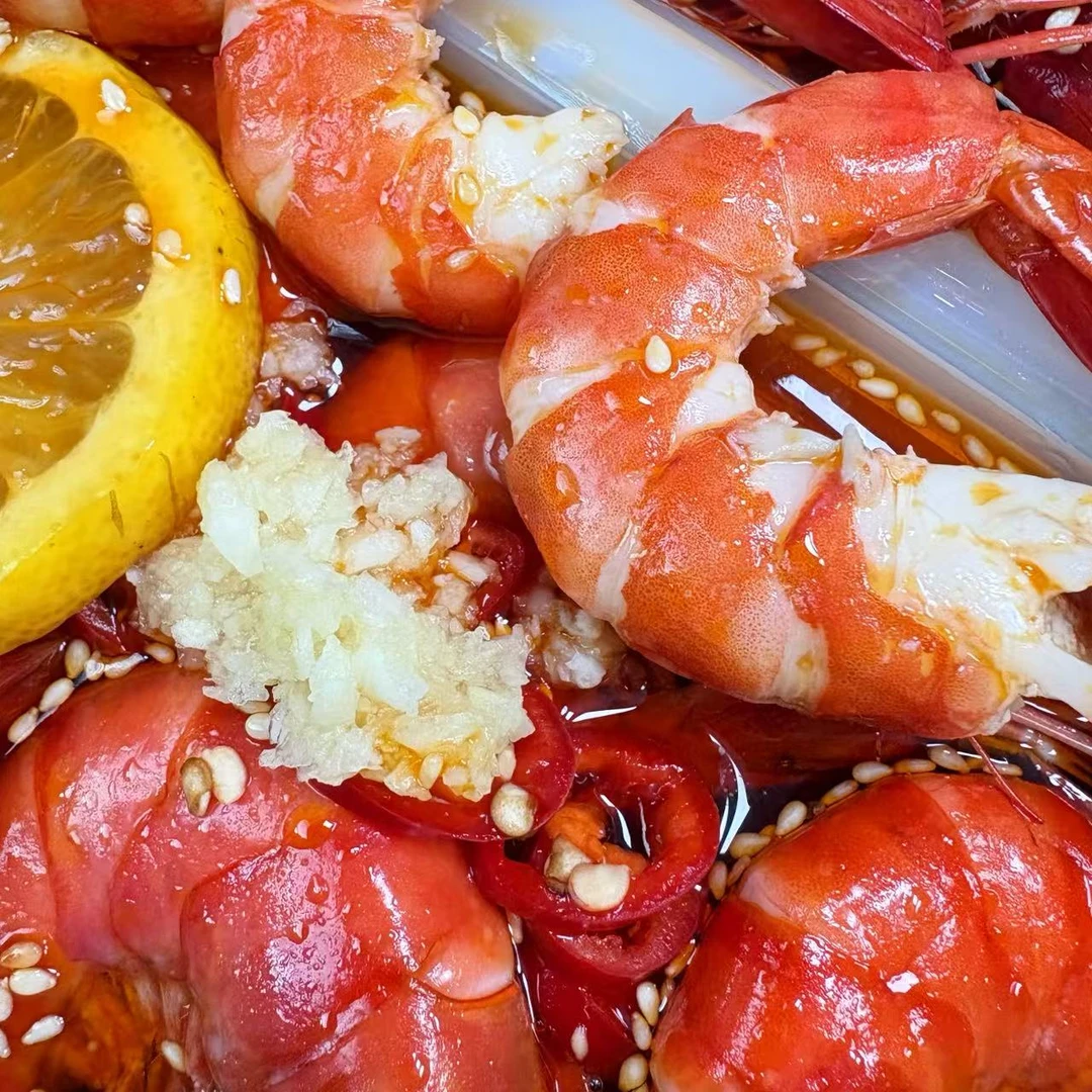 【顺丰直达】【熟腌虾】潮汕生腌熟腌黑虎虾对虾口感绝佳秘制手工制作