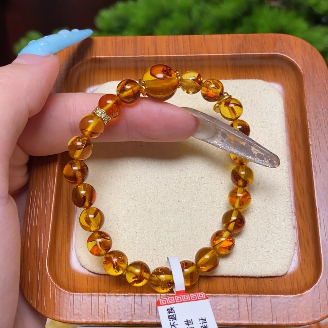 【闪购商品】未镶嵌蜜蜡手链手串