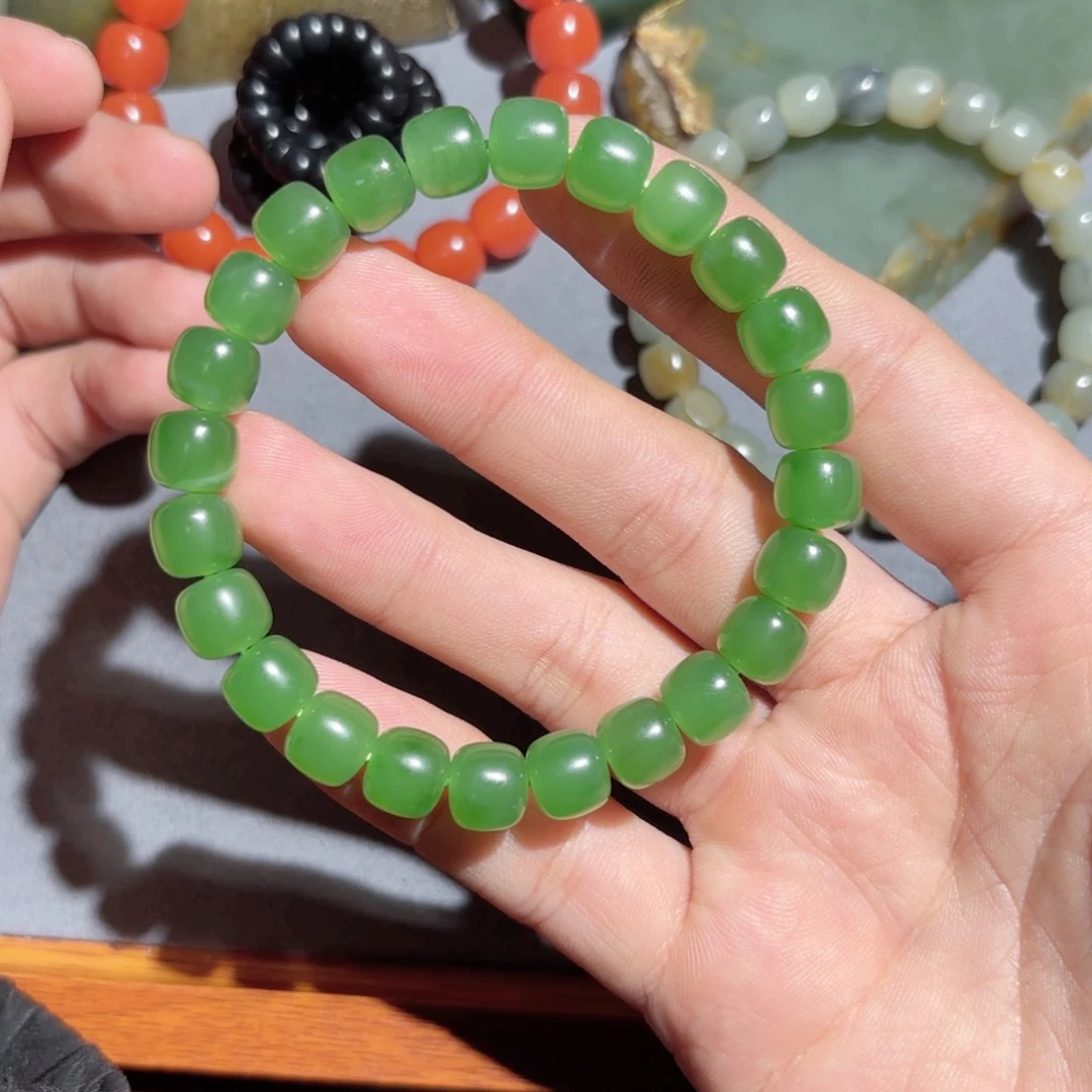 和田玉手链未镶嵌