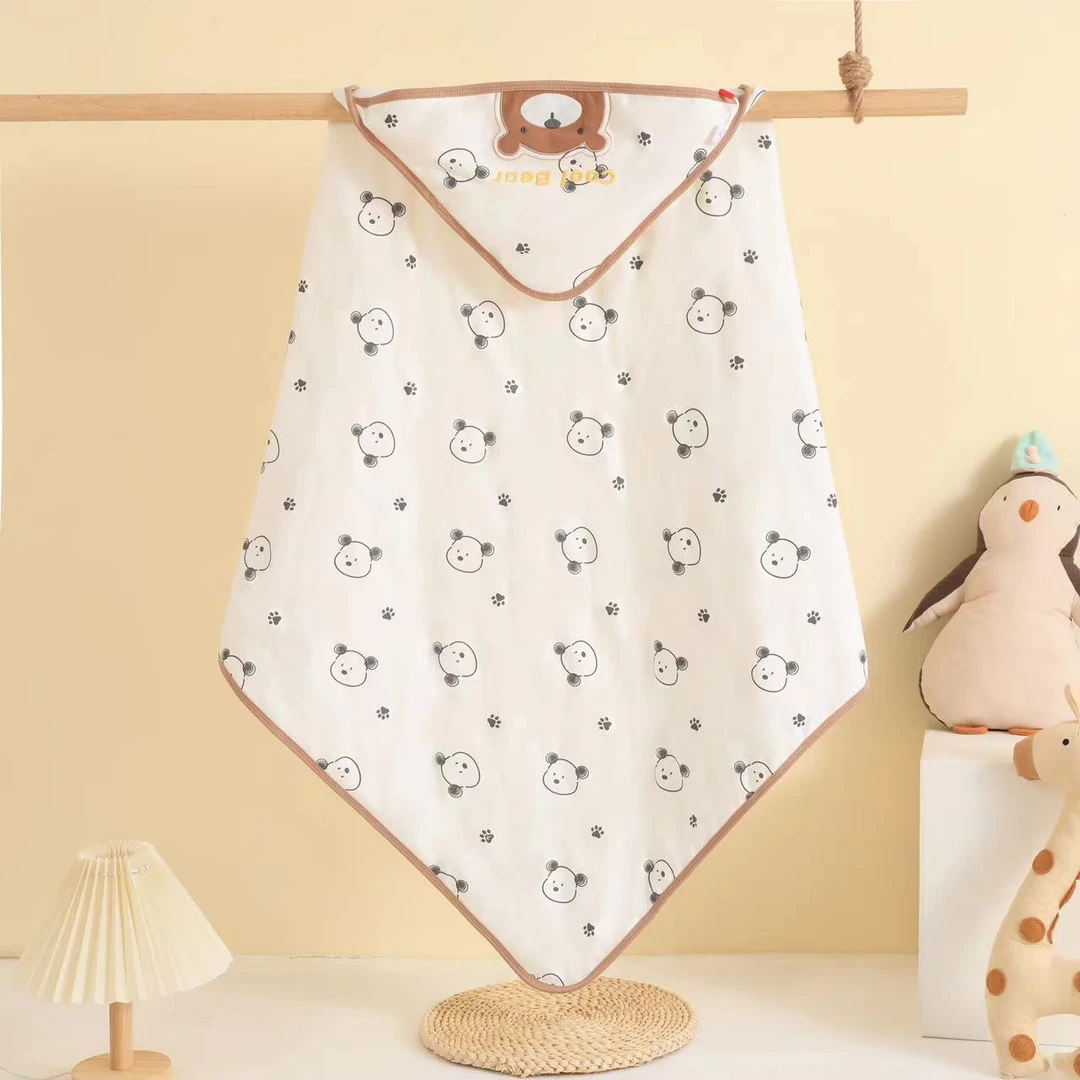 【可水洗棉花抱被】夹棉新生儿产房待产包必备抱毯裹被襁褓巾95*95