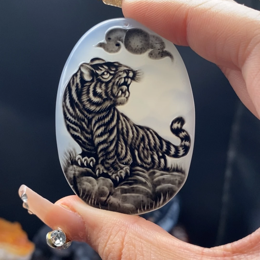 玛瑙/玉髓吊坠(不含链)未镶嵌王*大