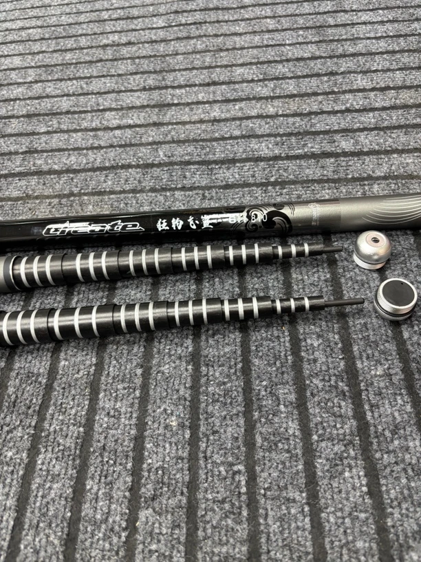 6H狂钓飞鲨大物鱼竿鲢鳙杆鲤鱼草鱼全水域通用钓竿（实拍图）