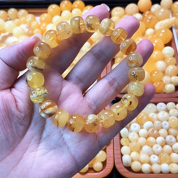 蜜蜡未镶嵌吊坠(不含链)