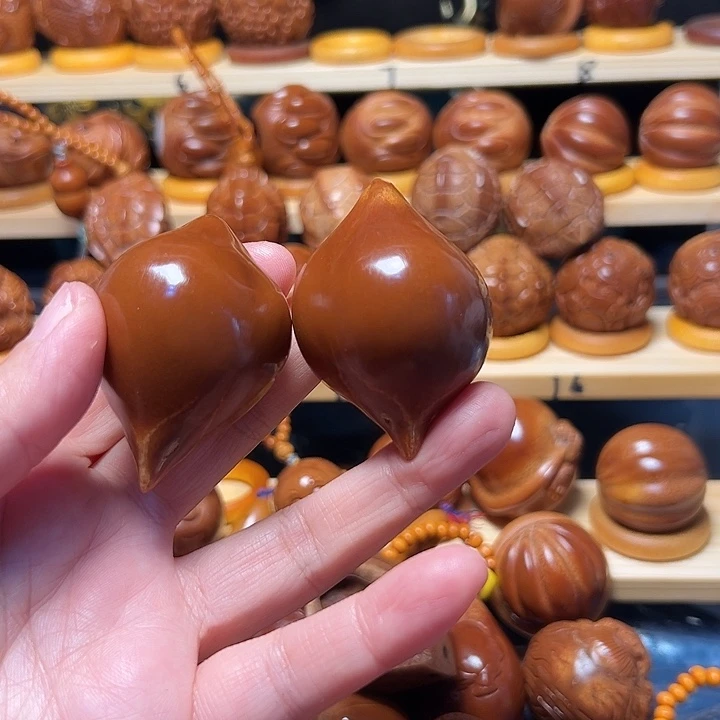 再***#橄榄核把件橄榄核