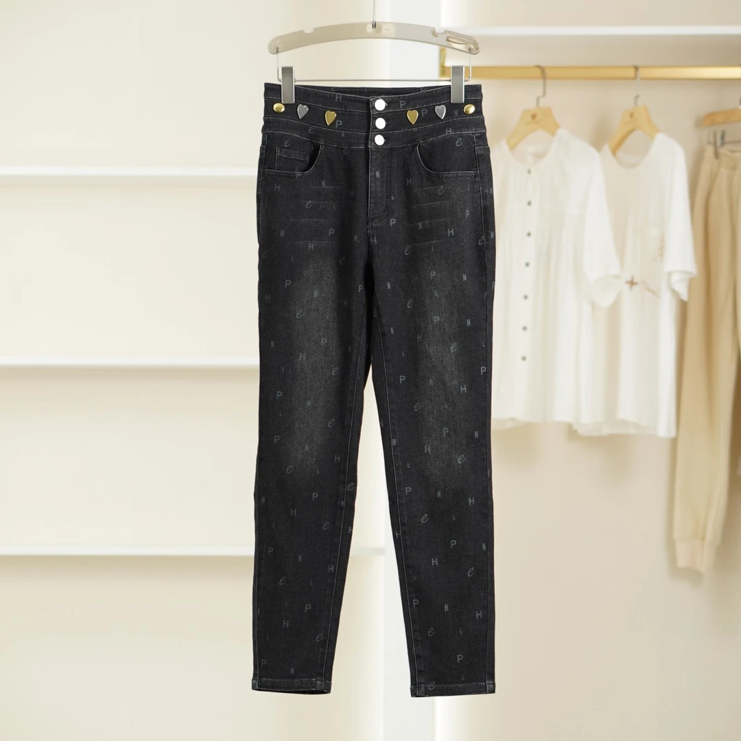 麦迪尚品【H】K073  女装时尚百搭牛仔小脚裤 C组